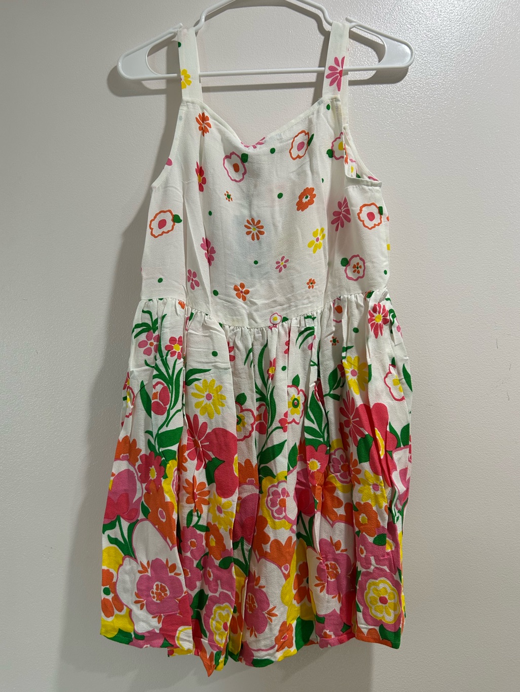 Mister Zimi Sophie White Meadow Floral Fit & Flare Dress Size 8 Nwt — image 5 of 8